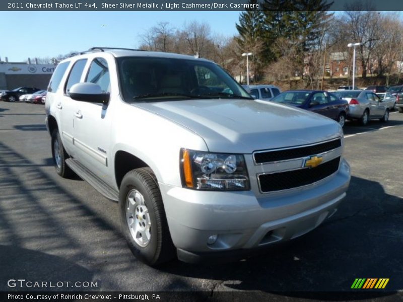 Sheer Silver Metallic / Light Cashmere/Dark Cashmere 2011 Chevrolet Tahoe LT 4x4