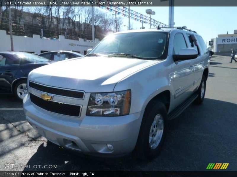 Sheer Silver Metallic / Light Cashmere/Dark Cashmere 2011 Chevrolet Tahoe LT 4x4