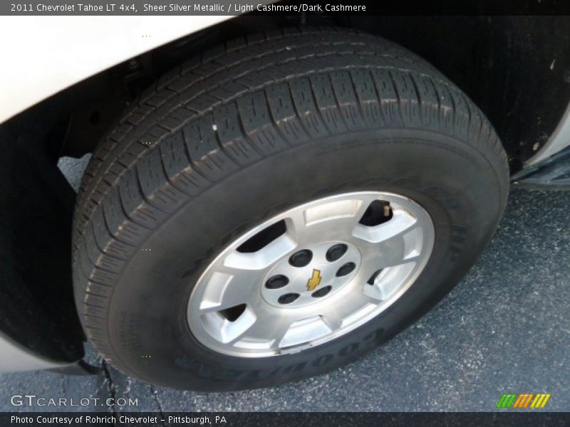 Sheer Silver Metallic / Light Cashmere/Dark Cashmere 2011 Chevrolet Tahoe LT 4x4