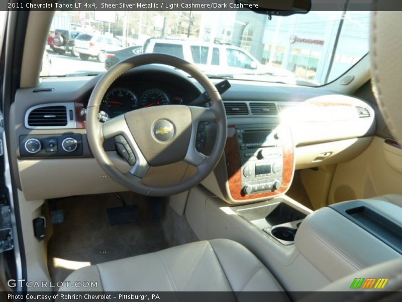 Sheer Silver Metallic / Light Cashmere/Dark Cashmere 2011 Chevrolet Tahoe LT 4x4