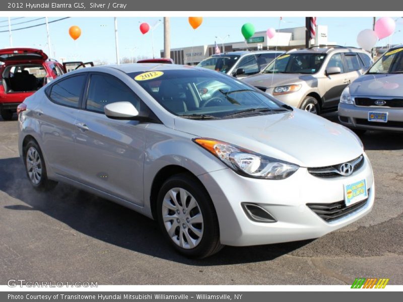 Silver / Gray 2012 Hyundai Elantra GLS