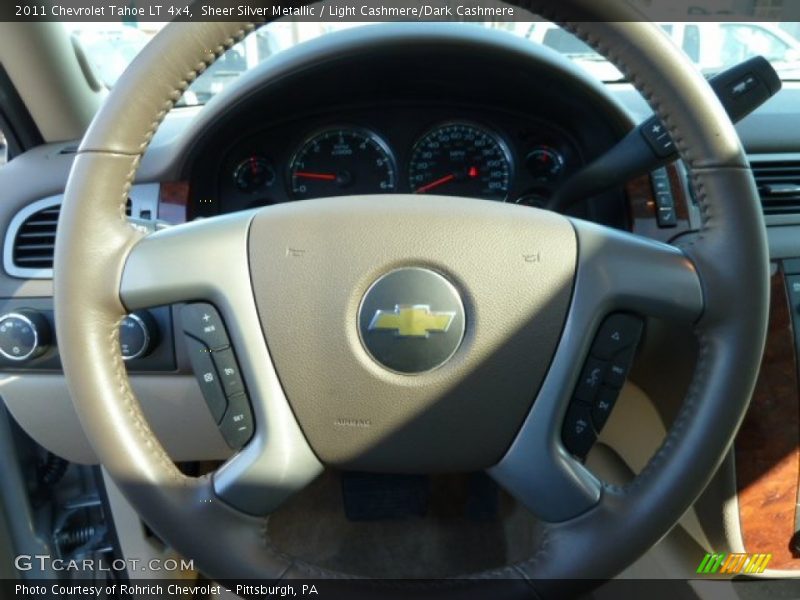 Sheer Silver Metallic / Light Cashmere/Dark Cashmere 2011 Chevrolet Tahoe LT 4x4