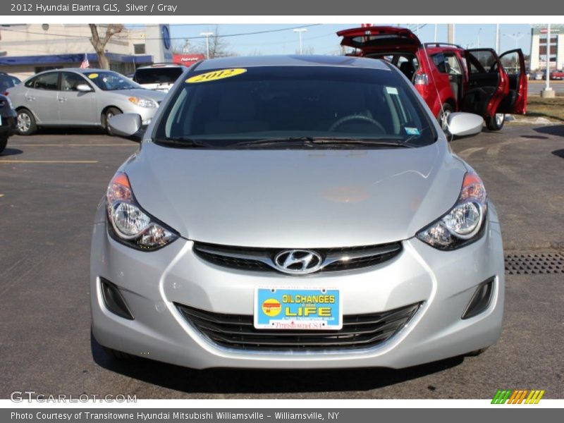Silver / Gray 2012 Hyundai Elantra GLS
