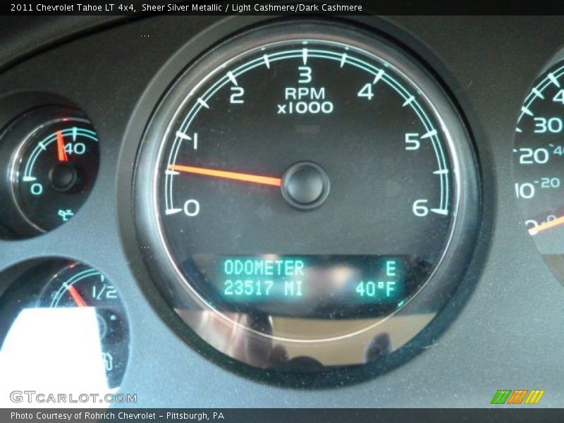 Sheer Silver Metallic / Light Cashmere/Dark Cashmere 2011 Chevrolet Tahoe LT 4x4