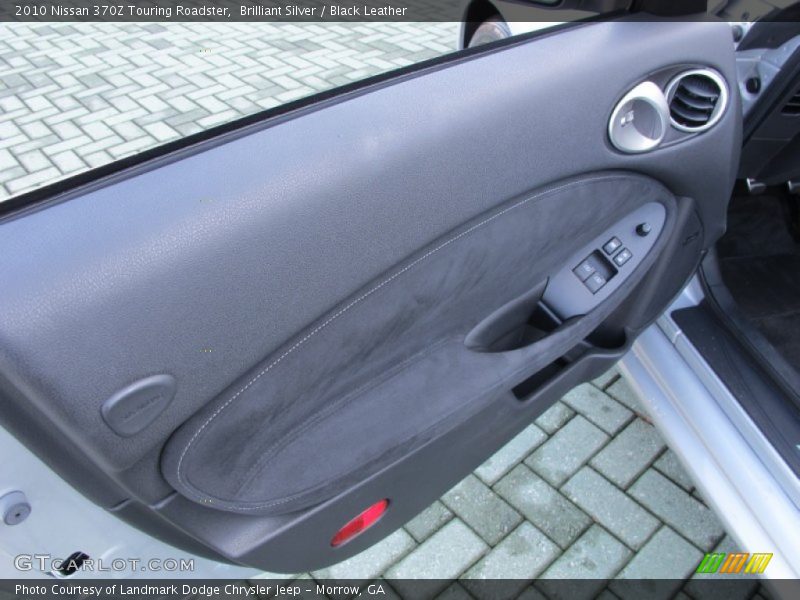 Brilliant Silver / Black Leather 2010 Nissan 370Z Touring Roadster