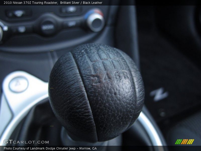Brilliant Silver / Black Leather 2010 Nissan 370Z Touring Roadster