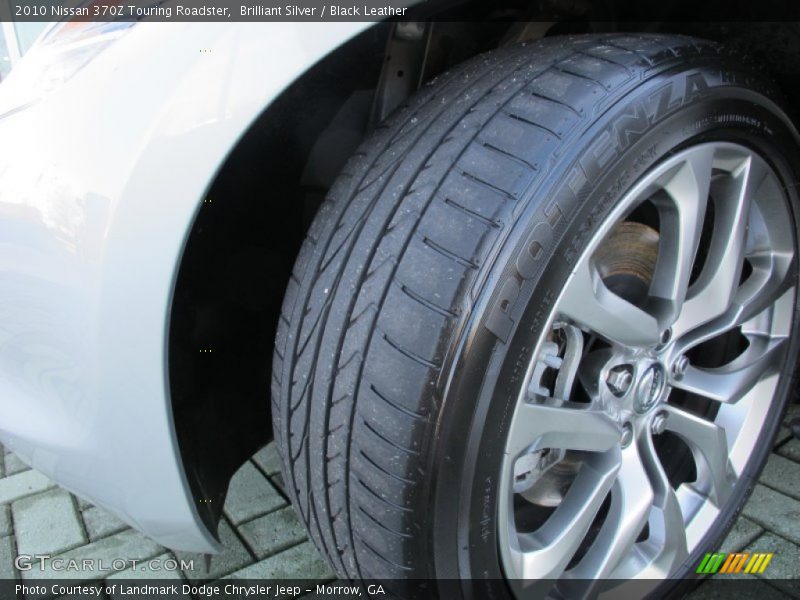 Brilliant Silver / Black Leather 2010 Nissan 370Z Touring Roadster