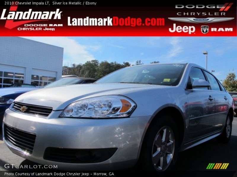 Silver Ice Metallic / Ebony 2010 Chevrolet Impala LT