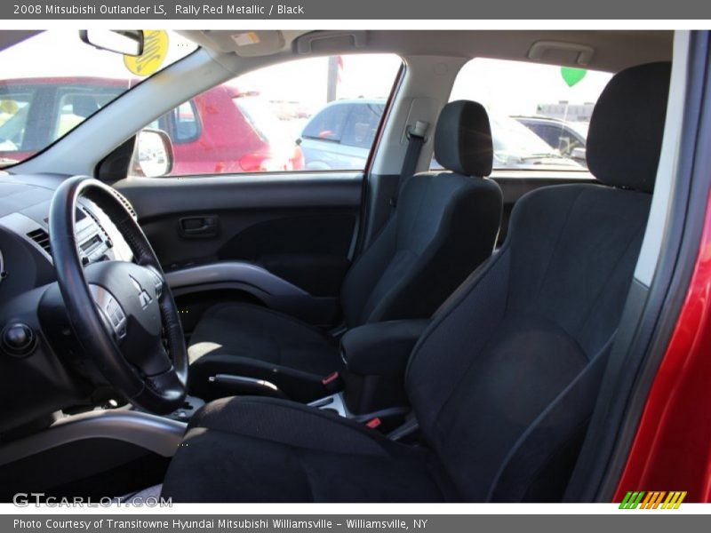 Rally Red Metallic / Black 2008 Mitsubishi Outlander LS