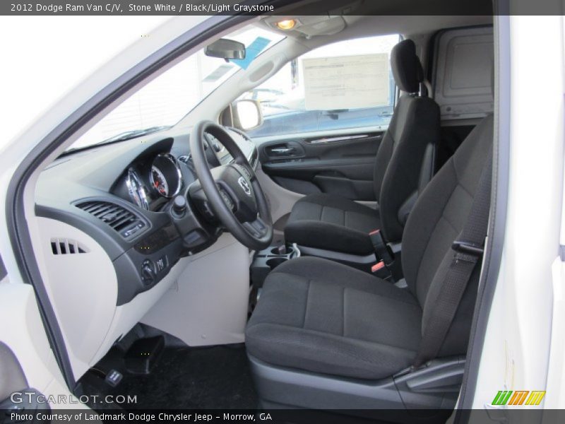  2012 Ram Van C/V Black/Light Graystone Interior
