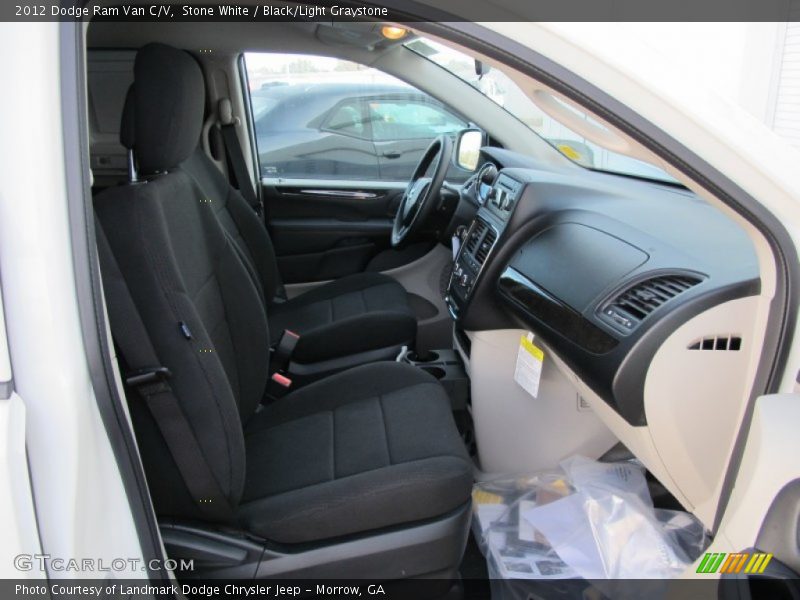  2012 Ram Van C/V Black/Light Graystone Interior