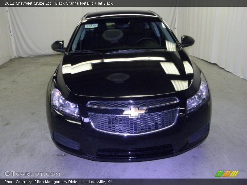 Black Granite Metallic / Jet Black 2012 Chevrolet Cruze Eco