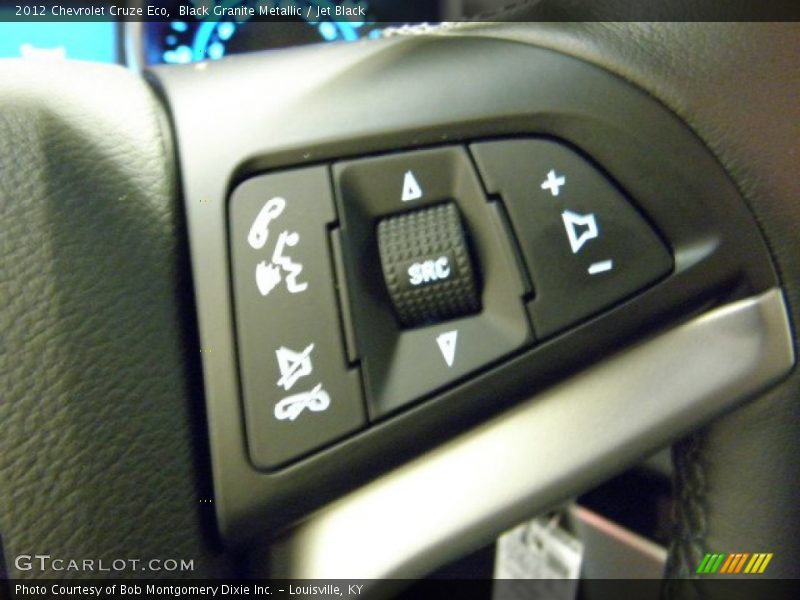 Black Granite Metallic / Jet Black 2012 Chevrolet Cruze Eco
