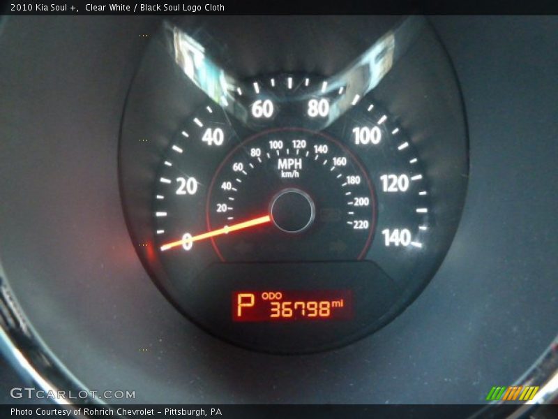 Clear White / Black Soul Logo Cloth 2010 Kia Soul +