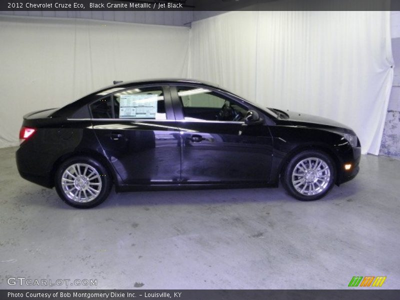 Black Granite Metallic / Jet Black 2012 Chevrolet Cruze Eco