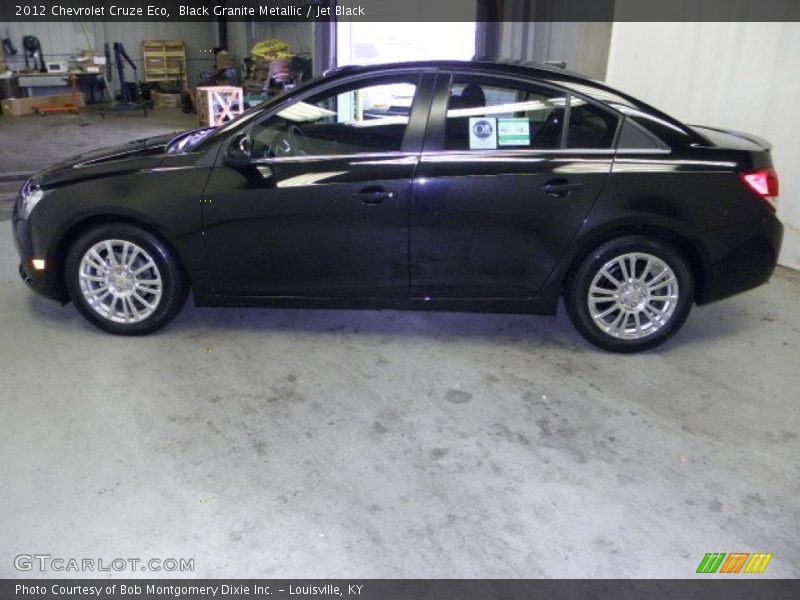 Black Granite Metallic / Jet Black 2012 Chevrolet Cruze Eco