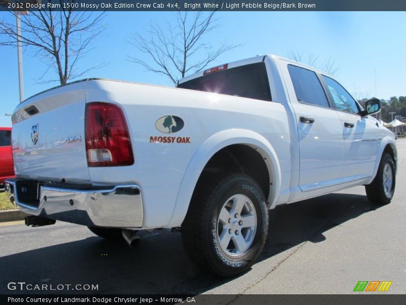 Bright White / Light Pebble Beige/Bark Brown 2012 Dodge Ram 1500 Mossy Oak Edition Crew Cab 4x4