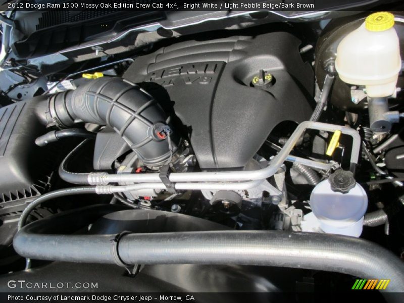 Bright White / Light Pebble Beige/Bark Brown 2012 Dodge Ram 1500 Mossy Oak Edition Crew Cab 4x4
