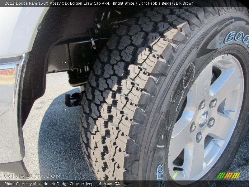 Bright White / Light Pebble Beige/Bark Brown 2012 Dodge Ram 1500 Mossy Oak Edition Crew Cab 4x4