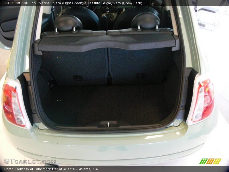 Verde Chiaro (Light Green) / Tessuto Grigio/Nero (Grey/Black) 2012 Fiat 500 Pop