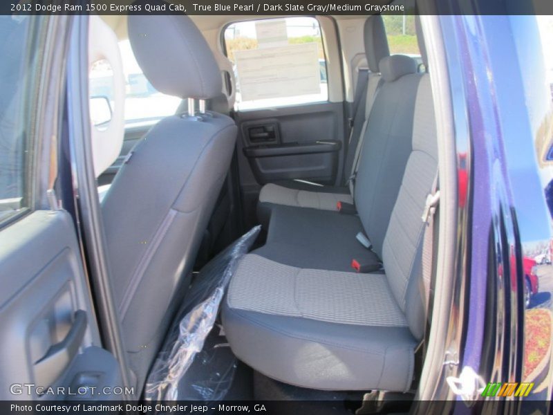 True Blue Pearl / Dark Slate Gray/Medium Graystone 2012 Dodge Ram 1500 Express Quad Cab
