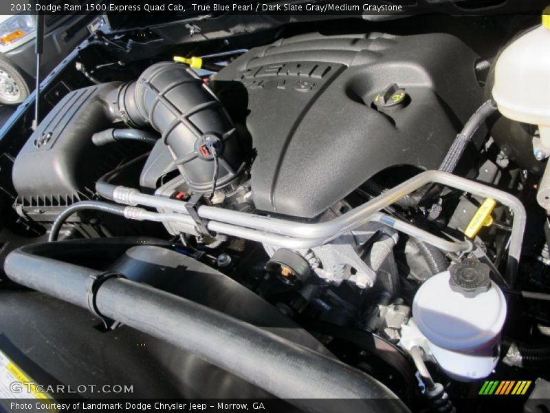 True Blue Pearl / Dark Slate Gray/Medium Graystone 2012 Dodge Ram 1500 Express Quad Cab