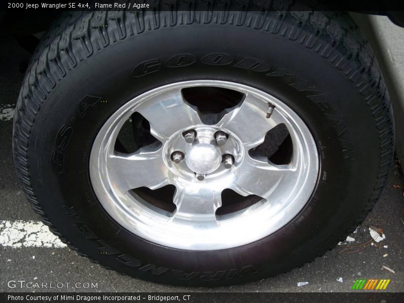 Flame Red / Agate 2000 Jeep Wrangler SE 4x4