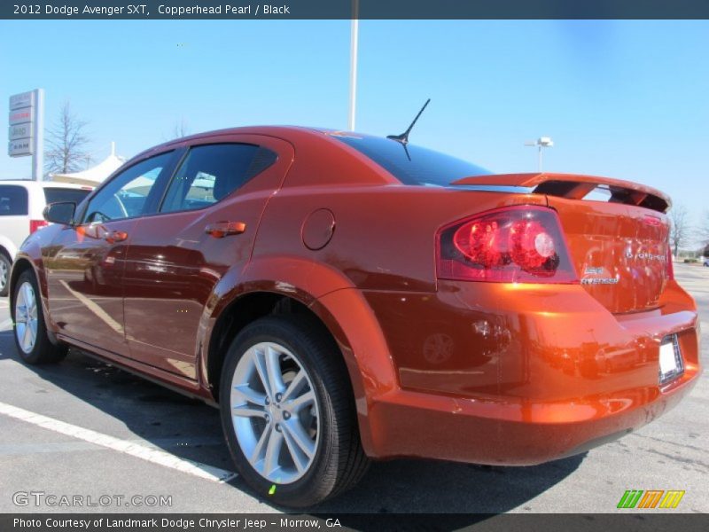 Copperhead Pearl / Black 2012 Dodge Avenger SXT
