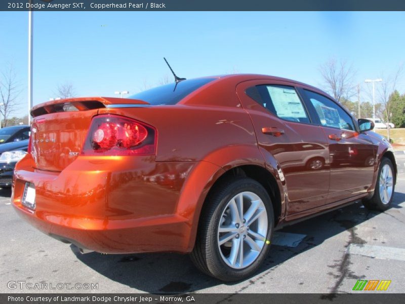Copperhead Pearl / Black 2012 Dodge Avenger SXT