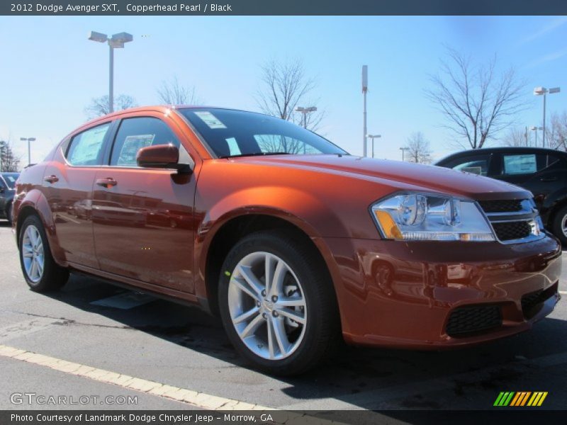 Copperhead Pearl / Black 2012 Dodge Avenger SXT