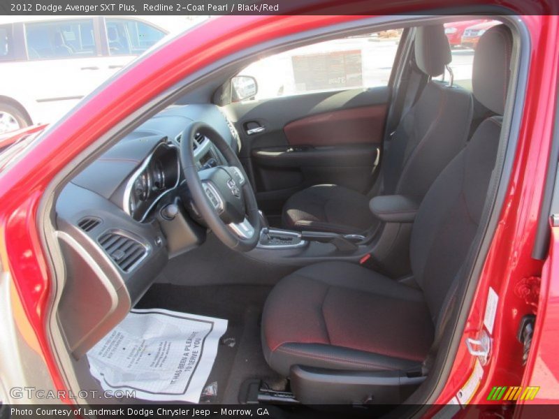 Redline 2-Coat Pearl / Black/Red 2012 Dodge Avenger SXT Plus