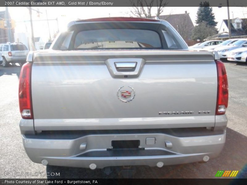 Gold Mist / Ebony/Ebony 2007 Cadillac Escalade EXT AWD