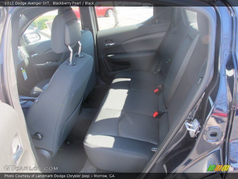 Blackberry Pearl / Black 2012 Dodge Avenger SXT
