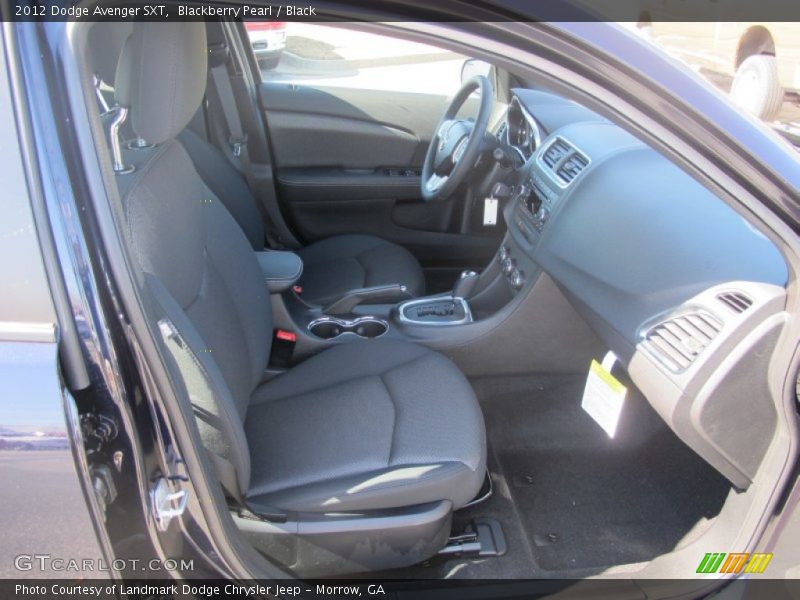 Blackberry Pearl / Black 2012 Dodge Avenger SXT