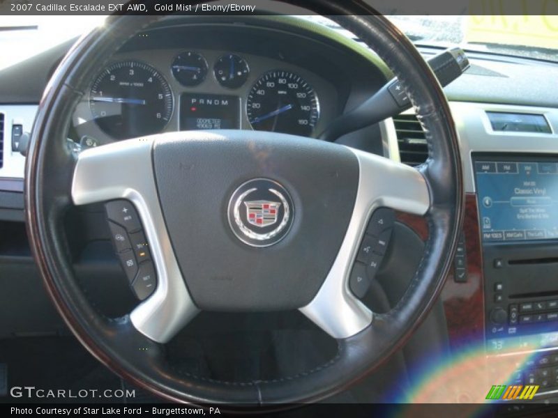 Gold Mist / Ebony/Ebony 2007 Cadillac Escalade EXT AWD