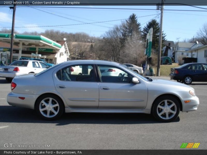 Golden Sand Metallic / Graphite 2002 Infiniti I 35