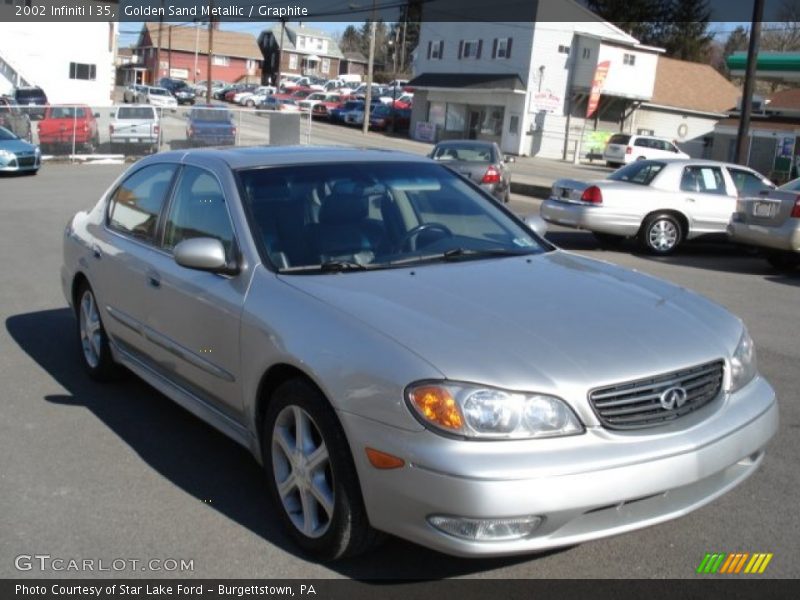 Golden Sand Metallic / Graphite 2002 Infiniti I 35