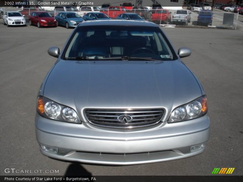 Golden Sand Metallic / Graphite 2002 Infiniti I 35