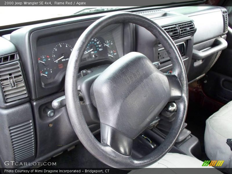 Flame Red / Agate 2000 Jeep Wrangler SE 4x4
