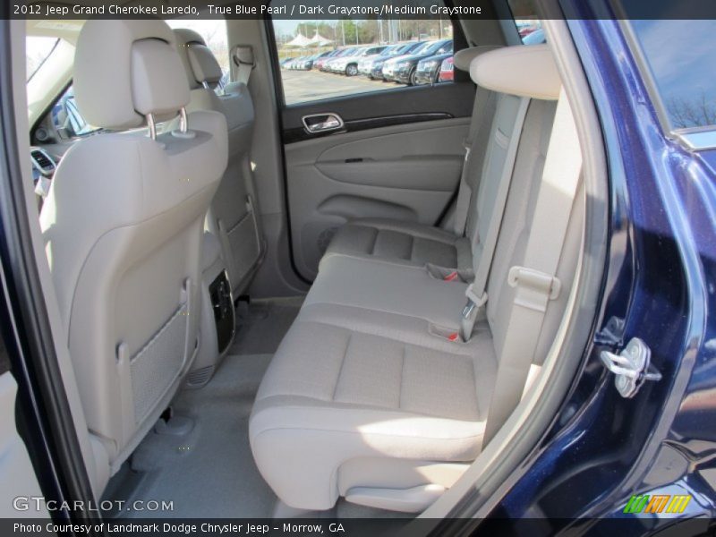 True Blue Pearl / Dark Graystone/Medium Graystone 2012 Jeep Grand Cherokee Laredo