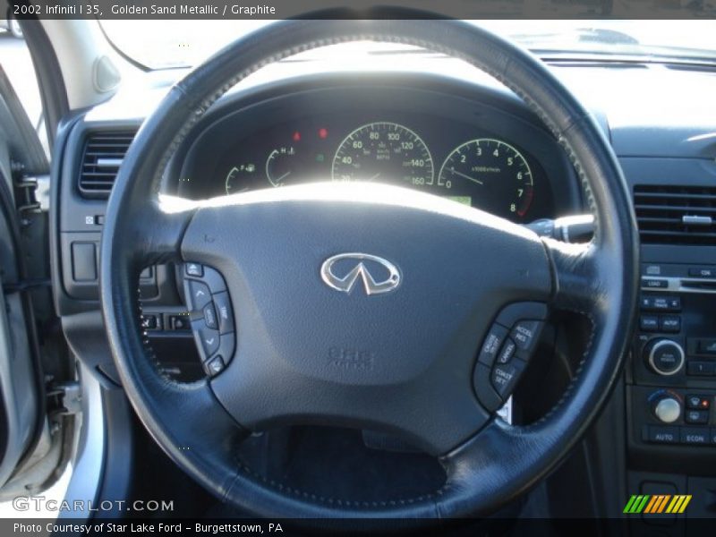 Golden Sand Metallic / Graphite 2002 Infiniti I 35