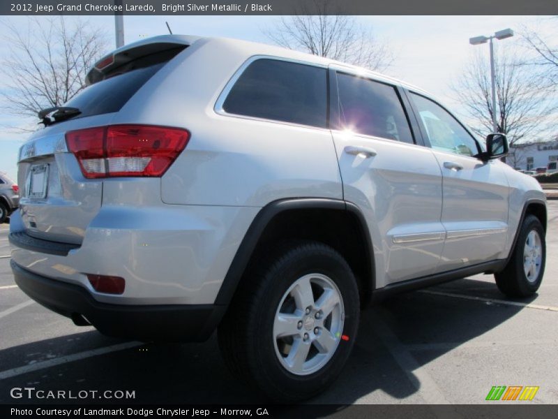 Bright Silver Metallic / Black 2012 Jeep Grand Cherokee Laredo