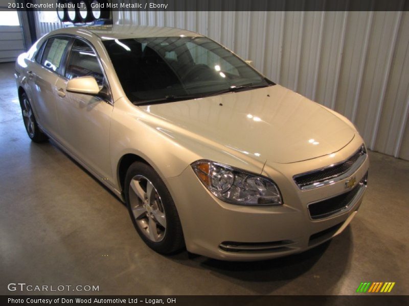 Gold Mist Metallic / Ebony 2011 Chevrolet Malibu LT