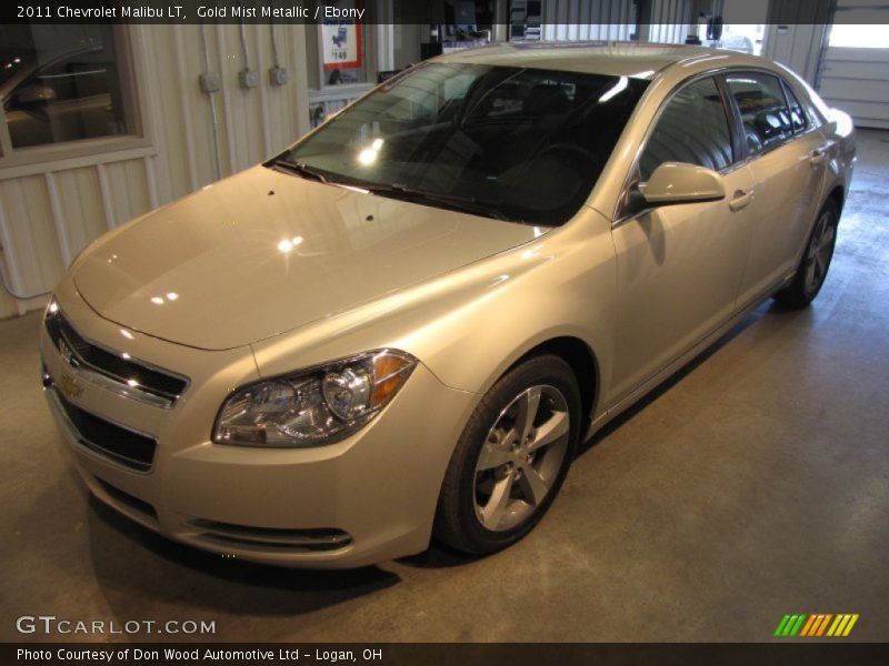 Gold Mist Metallic / Ebony 2011 Chevrolet Malibu LT