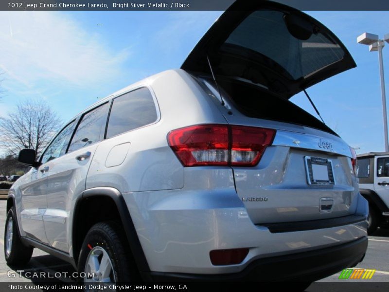 Bright Silver Metallic / Black 2012 Jeep Grand Cherokee Laredo