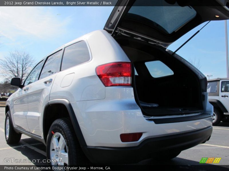Bright Silver Metallic / Black 2012 Jeep Grand Cherokee Laredo