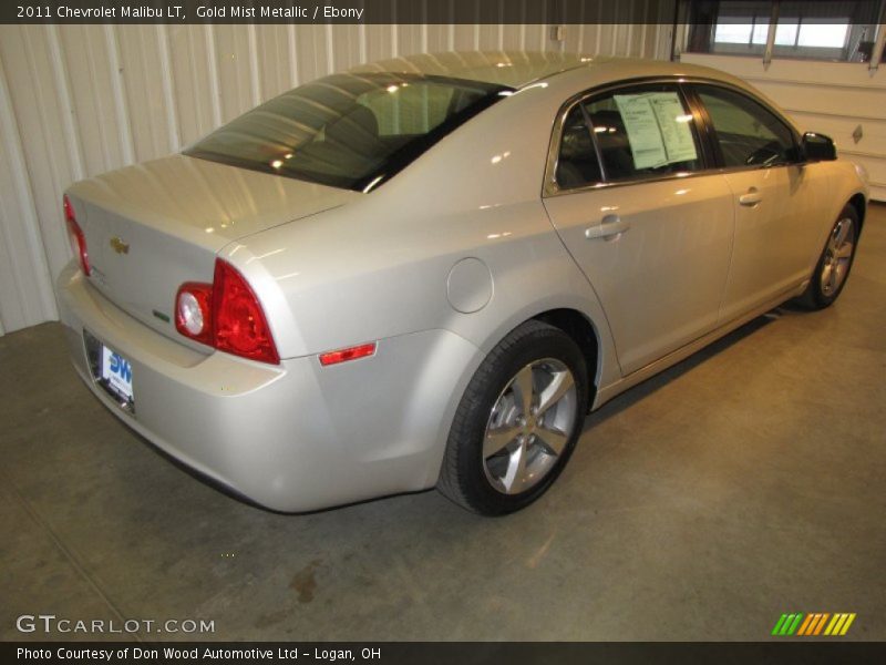 Gold Mist Metallic / Ebony 2011 Chevrolet Malibu LT