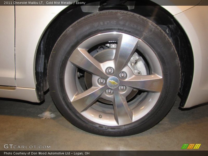 Gold Mist Metallic / Ebony 2011 Chevrolet Malibu LT