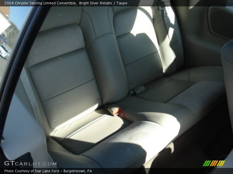 Bright Silver Metallic / Taupe 2004 Chrysler Sebring Limited Convertible