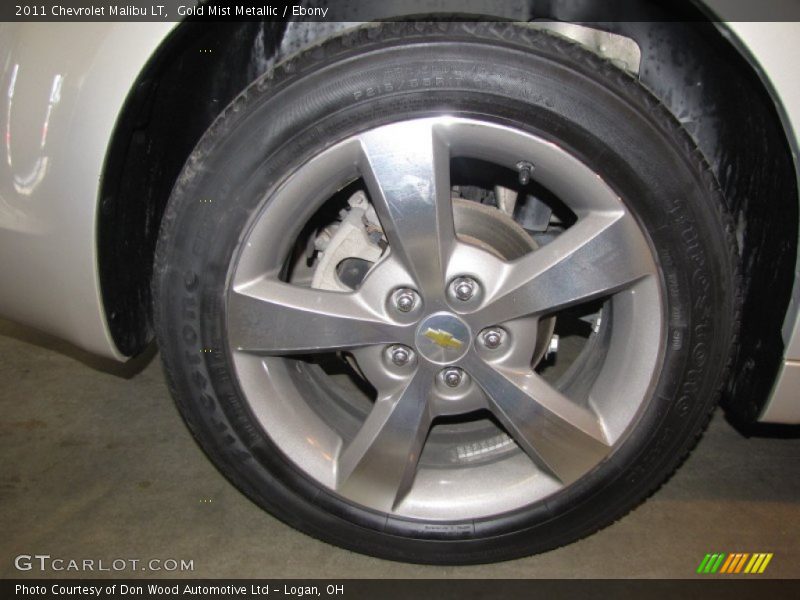 Gold Mist Metallic / Ebony 2011 Chevrolet Malibu LT